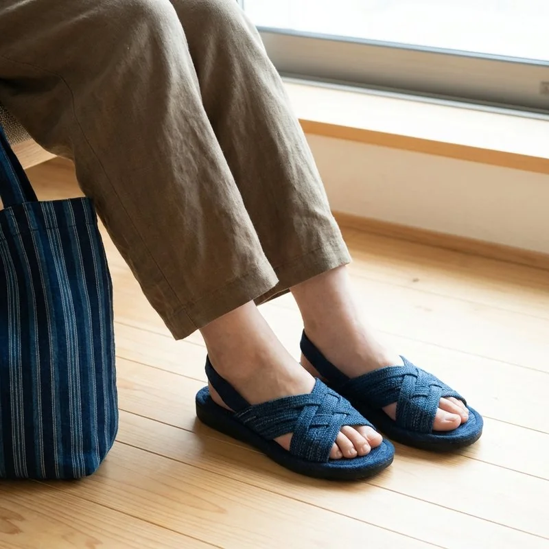 AMOJIサンダルを履いた日常